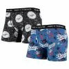 Coupon 🔥 Unbranded Men's Pair Of Thieves Royal/Black Los Angeles Dodgers Super Fit 2-Pack Boxer Briefs Set 🔥