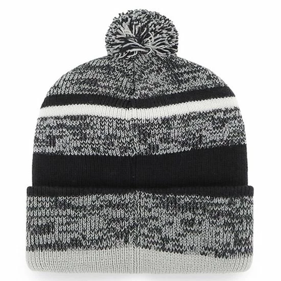 Hot Sale 😉 Unbranded Men's '47 Heathered Black Los Angeles Rams 2021 NFC Champions Northward Cuffed Pom Knit Hat ⌛ - Image 3