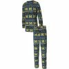 Cheapest 🤩 Unbranded Men's Concepts Sport Navy Michigan Wolverines Ugly Sweater Knit Long Sleeve Top And Pant Set 🎁