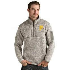 Promo 🎉 Unbranded Men's Pittsburgh Pirates 1/4 Zip Pullover Sweater 🧨