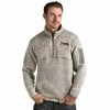 Coupon ⌛ Unbranded Men's Atlanta Braves 1/4 Zip Pullover Sweater 💯