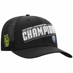 Best Pirce 🧨 Unbranded Men's Top Of The World Black Oregon Ducks 2020 PAC-12 Football Champions Locker Room Adjustable Hat 🛒