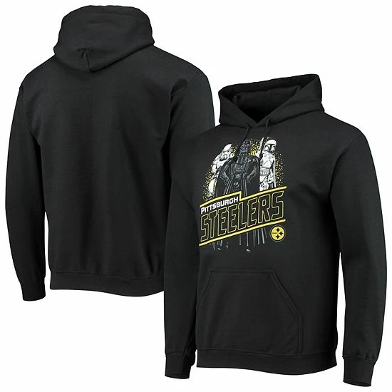 Best reviews of ๐ฅฐ Unbranded Men's Junk Food Black Pittsburgh Steelers Star Wars Empire Pullover Hoodie ๐ - Image 2