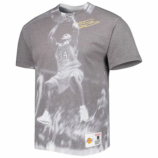 Brand new ๐ Unbranded Men's Mitchell & Ness Shaquille O'Neal Gray Los Angeles Lakers Above The Rim Sublimated T-Shirt ๐ - Image 3
