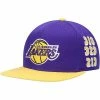 Budget 🧨 Unbranded Men's Mitchell & Ness Purple Los Angeles Lakers Area Code Snapback Hat 🔔