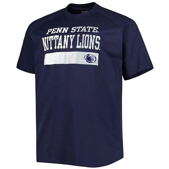 Promo ⭐ Unbranded Men's Navy Penn State Nittany Lions Big & Tall Raglan T-Shirt 🥰 - Image 3