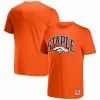 Outlet ⭐ Unbranded Men's NFL X Staple Orange Denver Broncos Logo Lockup T-Shirt 🥰