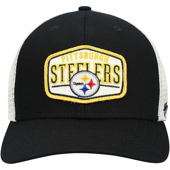 Budget ๐ Unbranded Men's '47 Black Pittsburgh Steelers Shumay MVP Snapback Hat ๐ - Image 3