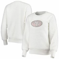 Best Pirce 🎁 Unbranded 👩 Women's Touch White San Francisco 49ers Milestone Tracker Pullover Sweatshirt ⌛
