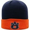 Outlet ✔️ Unbranded Men's Top Of The World Navy/Orange Auburn Tigers Core 2-Tone Cuffed Knit Hat ✨