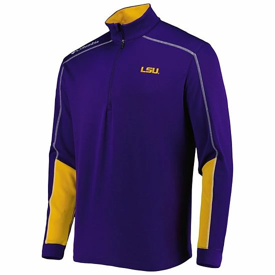 Cheap ✔️ Unbranded Men's Columbia Purple LSU Tigers Shotgun 2.0 Omni-Wick Quarter-Zip Jacket 🥰 - Image 3