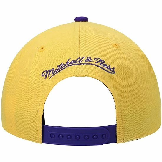 Wholesale ๐ Unbranded Men's Mitchell & Ness Gold/Purple Los Angeles Lakers Hardwood Classics Sharktooth Snapback Hat โ๏ธ - Image 5