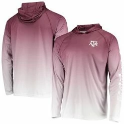 Best reviews of 👏 Unbranded Men's Columbia PFG Maroon Texas A&M Aggies Terminal Tackle Omni-Shade UPF 50 Long Sleeve Hooded Top 🌟