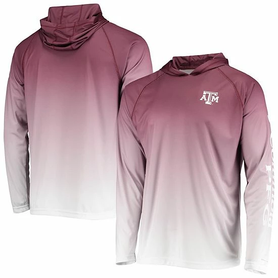 Best reviews of 👏 Unbranded Men's Columbia PFG Maroon Texas A&M Aggies Terminal Tackle Omni-Shade UPF 50 Long Sleeve Hooded Top 🌟 - Image 2