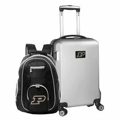 Best deal 🎁 Unbranded Purdue Boilermakers Deluxe Hardside Spinner Carry-On Luggage & 🎒 Backpack Set Prd Black 😀