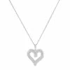 Discount ✨ Unbranded Sterling Silver 1/2 Carat T.W. Diamond Heart Pendant Necklace 👏