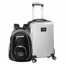 Top 10 ❤️ Unbranded Nevada Wolf Pack Deluxe Hardside Spinner Carry-On Luggage & 🎒 Backpack Set Nev Black ✔️