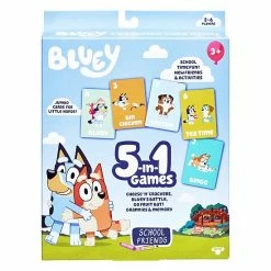 Cheapest ⭐ Unbranded Disney's Bluey 5-In-1 Games, School Friends 🎁