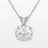 Cheapest 💯 Unbranded Renaissance Collection 10k White Gold Round-Cut Pendant 👏