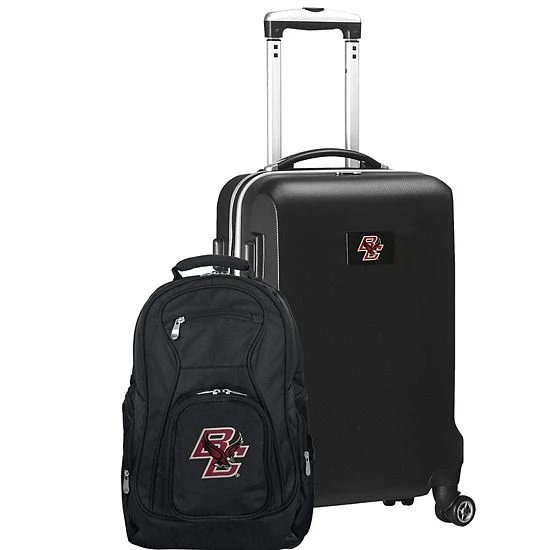 Flash Sale โญ Unbranded Boston College Eagles Deluxe Hardside Spinner Carry-On Luggage & ๐ Backpack Set Bos Silver โค๏ธ