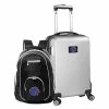 Hot Sale 👍 Unbranded Boise State Broncos Deluxe Hardside Spinner Carry-On Luggage & 🎒 Backpack Set Boi Silver ⌛