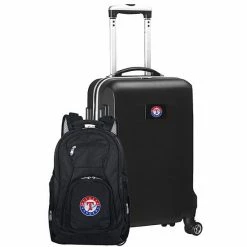 Best reviews of 💯 Unbranded Texas Rangers Deluxe Wheeled Carry-On Luggage & 🎒 Backpack Set Rgr Silver ⌛