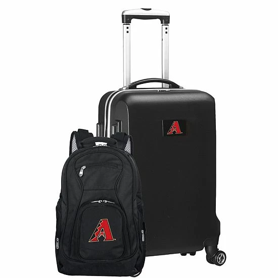 Best reviews of 🔥 Unbranded Arizona Diamondbacks Deluxe Wheeled Carry-On Luggage & 🎒 Backpack Set Dbk Navy 🔥 - Image 12