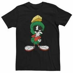 Budget 🤩 Unbranded Men's Looney Tunes Vintage Marvin The Martian Portrait Graphic Tee ⭐