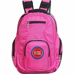 New 😍 Unbranded Detroit Pistons Premium Laptop 🎒 Backpack Pis Gray 🥰