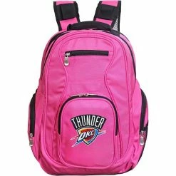 Best Pirce 🥰 Unbranded Oklahoma City Thunder Premium Laptop 🎒 Backpack Okt Pink ⭐