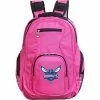 Hot Sale 🎉 Unbranded Charlotte Hornets Premium Laptop 🎒 Backpack Chr Pink 🔔