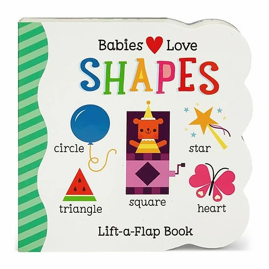 Promo 🧨 Unbranded Babies Love Shapes Lift-a-Flap Children's Book ❤️