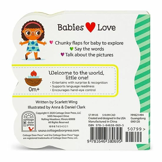 Promo 🧨 Unbranded Babies Love Shapes Lift-a-Flap Children's Book ❤️ - Image 3