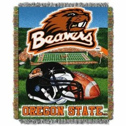 Budget 🤩 Unbranded Oregon State Beavers Tapestry Throw By Northwest 🎉
