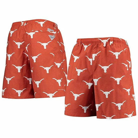 Budget 👍 Unbranded Men's Columbia Texas Orange Texas Longhorns PFG Backcast II 8" Omni-Shade Hybrid Shorts ✨