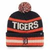 Cheapest 👍 Unbranded Men's '47 Navy Detroit Tigers Bering Cuffed Knit Hat With Pom 👍
