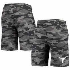 Buy 😍 Unbranded Men's Concepts Sport Charcoal/Gray Texas Longhorns Camo Backup Terry Jam Lounge Shorts 😍