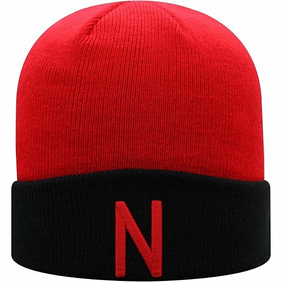 Deals โ Unbranded Men's Top Of The World Scarlet/Black Nebraska Huskers Core 2-Tone Cuffed Knit Hat ๐ฅ