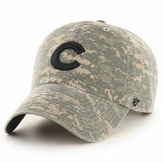 New ๐คฉ Unbranded Men's '47 Camo Chicago Cubs Phalanx Clean Up Adjustable Hat ๐ - Image 2