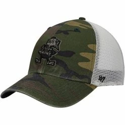Promo 🔔 Unbranded Men's '47 Camo Cleveland Browns Branson Clean Up Trucker Hat 🔥