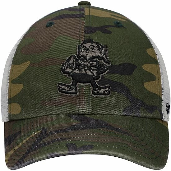 Promo 🔔 Unbranded Men's '47 Camo Cleveland Browns Branson Clean Up Trucker Hat 🔥 - Image 3