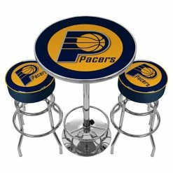 Best Pirce 👍 Unbranded Indiana Pacers Ultimate Gameroom Combo 3-pc. Pub Table & Stool Set ❤️