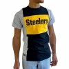 Best deal ⭐ Unbranded Men's Refried Apparel Heather Black Pittsburgh Steelers Sustainable Split T-Shirt 😍