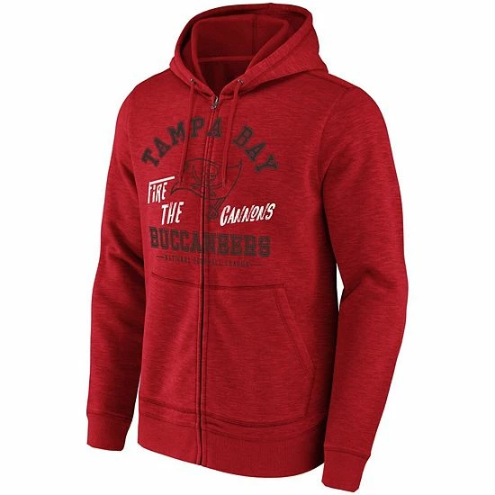 Brand new ๐ Unbranded Men's NFL X Darius Rucker Collection By Fanatics Red Tampa Bay Buccaneers Slub Full-Zip Hoodie ๐ - Image 3