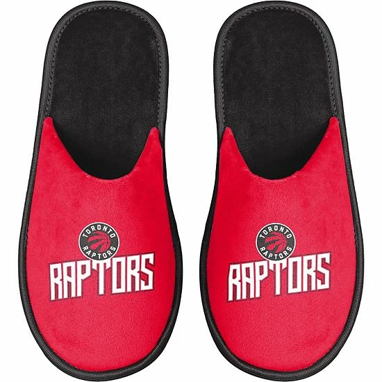 Flash Sale 🧨 Unbranded Men's FOCO Toronto Raptors Scuff Slide Slippers ❤️