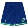 Cheap 🤩 Unbranded Men's Mitchell & Ness Royal Dallas Mavericks Big & Tall Hardwood Classics Team Swingman Shorts ⭐