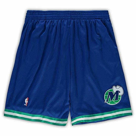 Cheap ๐คฉ Unbranded Men's Mitchell & Ness Royal Dallas Mavericks Big & Tall Hardwood Classics Team Swingman Shorts โญ - Image 2