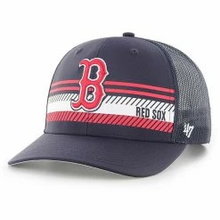 Deals 💯 Unbranded Men's '47 Navy Boston Red Sox Cumberland Trucker Snapback Hat 🎉
