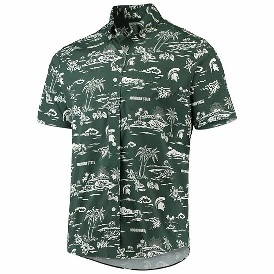 Top 10 🌟 Unbranded Men's Reyn Spooner Green Michigan State Spartans Classic Button-Down 👚 Shirt ⭐ - Image 3