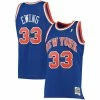 Hot Sale 🌟 Unbranded Men's Mitchell & Ness Patrick Ewing Blue New York Knicks Big & Tall Hardwood Classics Jersey ⌛